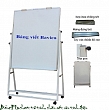 Bảng Flipchart viết bút lông từ ceramic chân sắt sơn tĩnh điện Kích thước 120x80cm (Các kích thước)