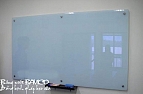 Magnetic glass board dimensions 120 x 160cm