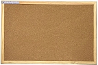 KT 80x120cm wall-framed cork staple board (Click view dimensions)
